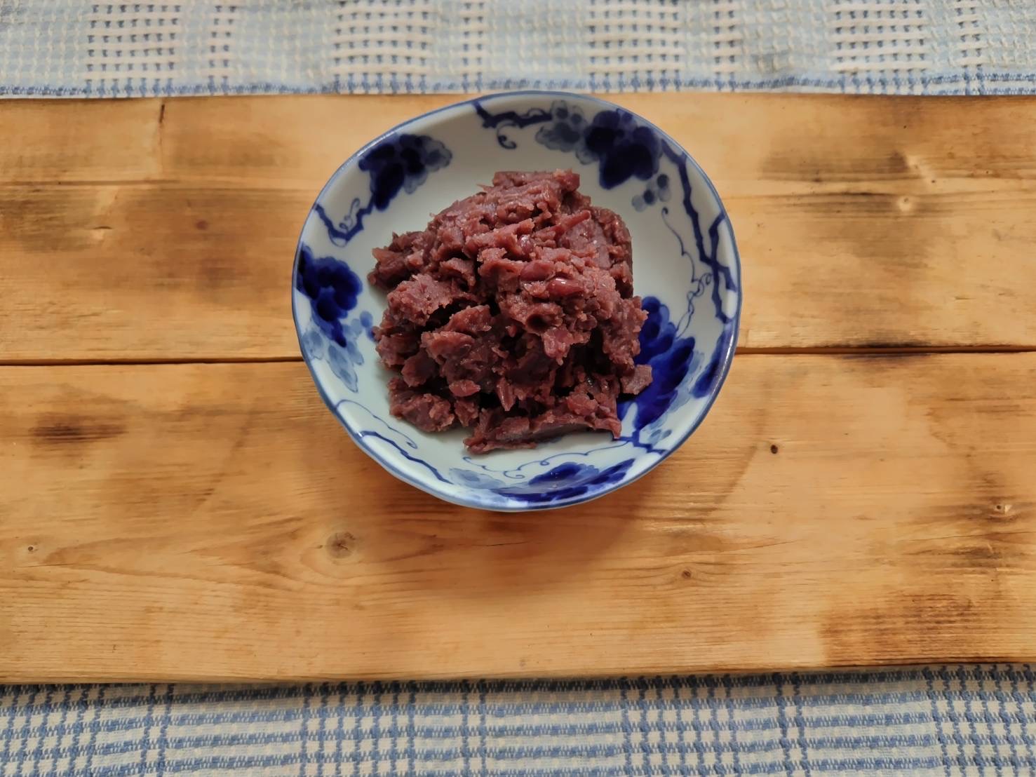 「小豆を煮る」