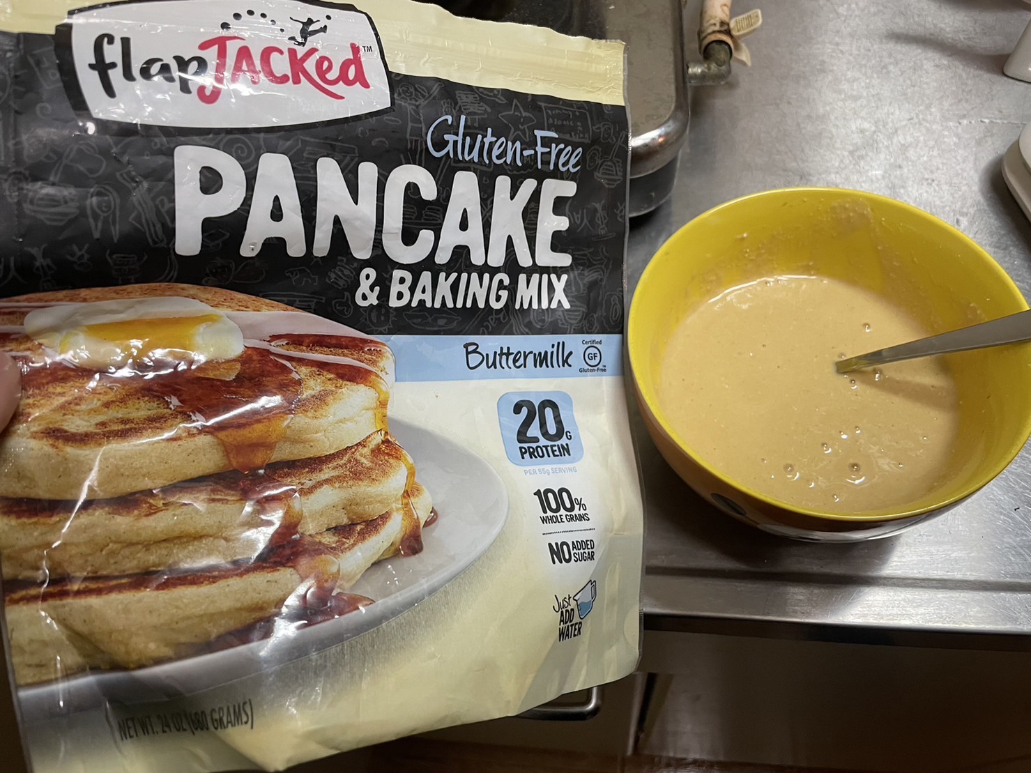 深夜のパンケーキ